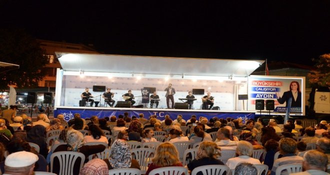 Büyükşehir Belediyesinin Halk Konserleri Devam Ediyor