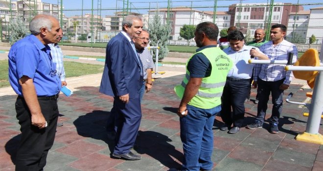 Demirkol, Park Yapım Çalışmalarını Denetledi
