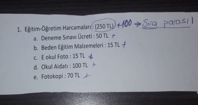 Okul Kayıtları Sırasında Velilerden Para İstendiği İddiası