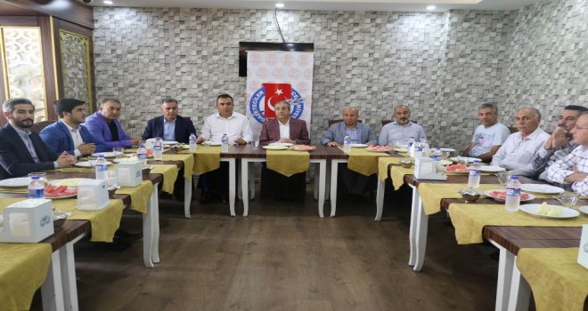 Eker, Basın Mensupları İle Bir Araya Geldi