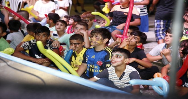 Konaklı Çocuklar Eğlenceye Doydu