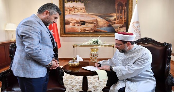 Tdvye Kurban Bağışında Bulunan Diyanet İşleri Başkanı Erbaştan Vatandaşlara Çağrı