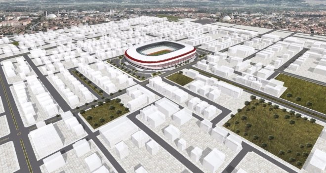 13 Şubat Şehir Stadında Yenilenme Çalışmaları Devam Ediyor