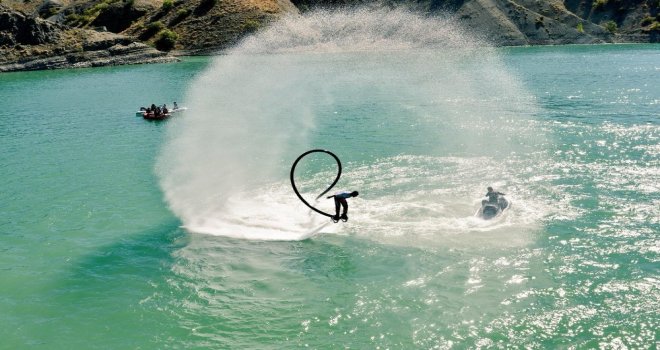 Tunceli, Bu Kez De Su Jeti Ve Flyboard Şampiyonasına Hazırlanıyor