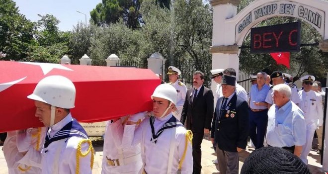 Kıbrıs Gazisi Emekli Deniz Astsubay Bingül, Son Yolculuğuna Uğurlandı