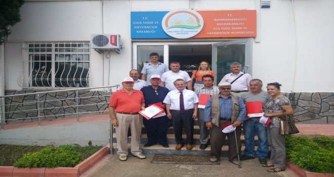 Tekirdağda 5 Kiraz Yetiştiricisine Başarı Sertifikası Verildi