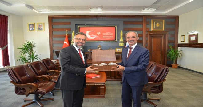 Kaeü Rektörü Vatan Karakayaya Yök Başkan Vekili Kapıcıoğlundan Ziyaret