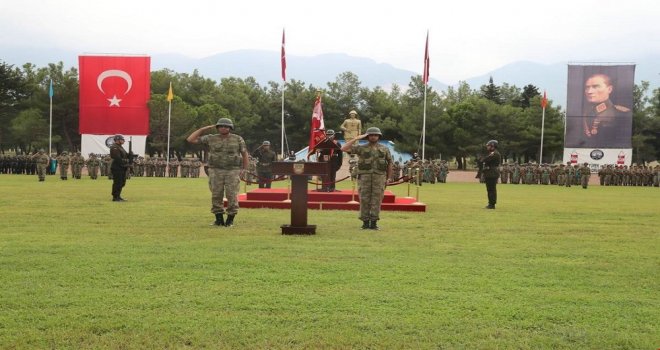 39. Mekanize Piyade Tugay Komutanlığında Sancak Devir Teslimi