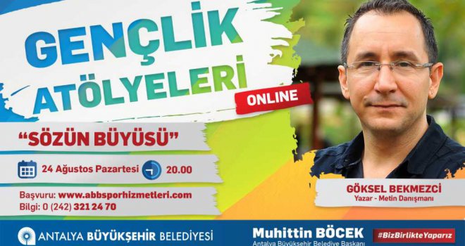 BÜYÜKŞEHİR'DEN GENÇLİK ATÖLYELERİ