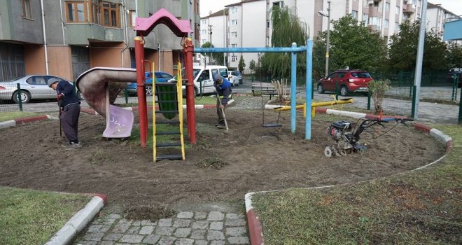 Parklarda Bakım Onarım Çalışması