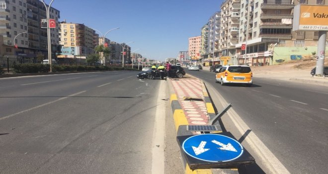 Diyarbakırda Trafik Kazası: 2 Yaralı