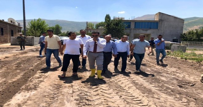 Kaymakam Alibeyoğlu Belediye Çalışmalarını Yerinde İnceledi