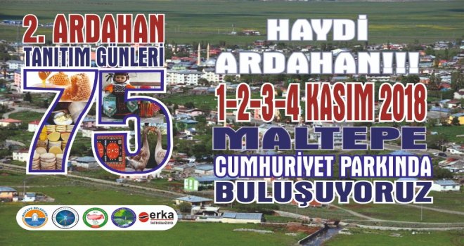 Ardahanlılar Maltepe Cumhuriyet Parkında Buluşacak