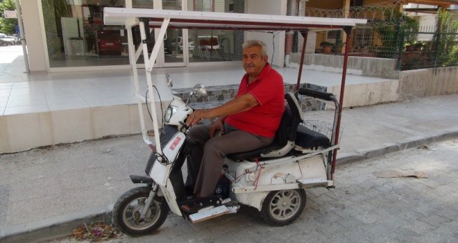 Japonlardan Gördü Bin Liraya Güneş Panelli Bisiklet İcat Etti