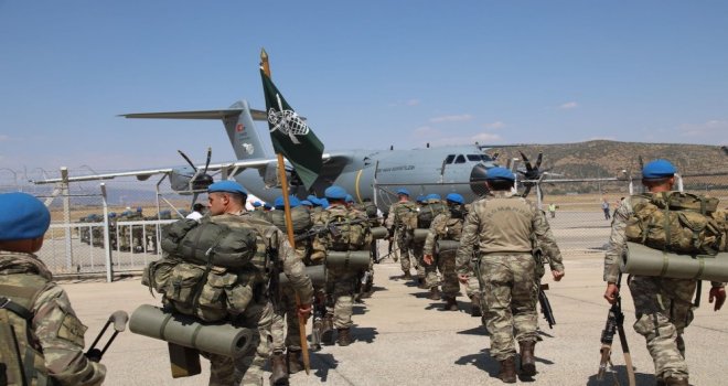 224 Komando Ve Mayın Arama Köpeği Zona Suriyeye Uğurlandı