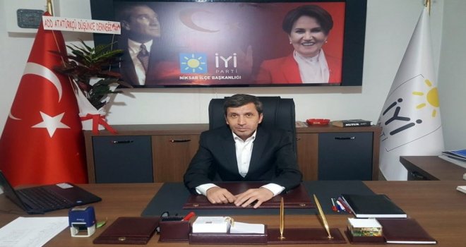 İyi Parti Niksar İlçe Başkanı Murat Basut İstifa Etti