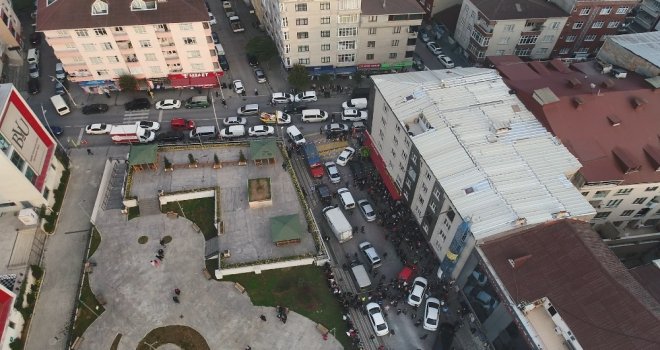 Suudi Arabistan Başkonsolosluğunun Aracının Bulunduğu Otopark Havadan Görüntülendi