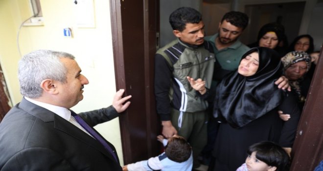 Başkan Baran, Suriyeli Acılı Aileye Taziye Ziyareti