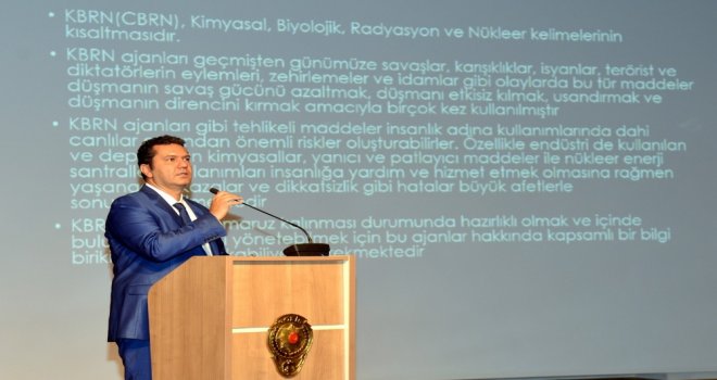 Emniyet Müdürlüğü Personeline Kbrn Eğitimi Verildi