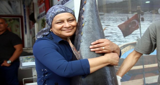 Samsunluların Dev Orkinos Şaşkınlığı