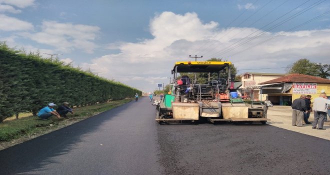 Düzce D100 Yan Yollar Asfalt İçin Hazırlanıyor