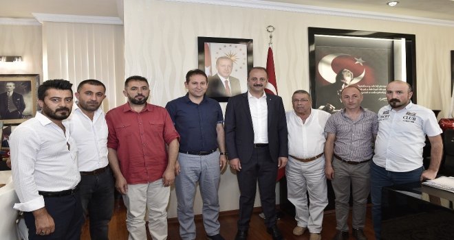 Berberler Esnaf Ve Sanatkarlar Odasından Mamak Belediyesine Ziyaret