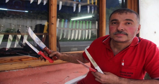 Giresunda Geleneksel Yöntemle Bıçak Yapan Son Usta