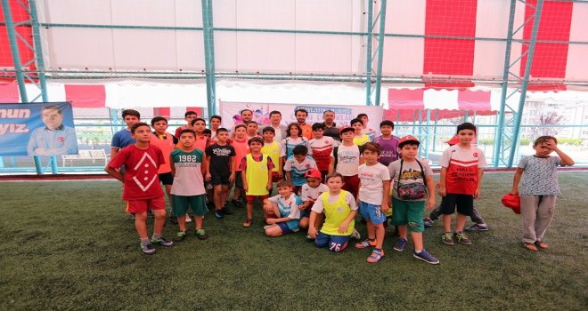 Merkezefendide ‘Cami Çocukları Yaz Spor Şenlikleri Başladı