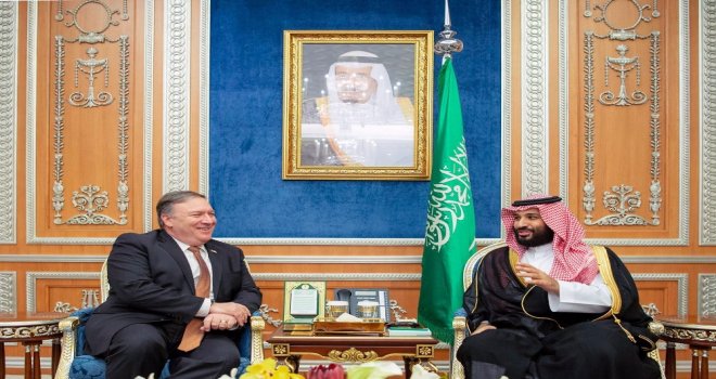 Abd Dışişleri Bakanı Pompeo, Suudi Arabistan Veliaht Prens İle Görüştü