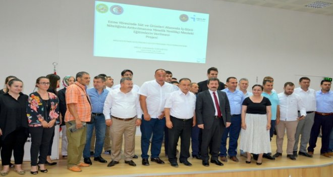 Mesleki Eğitimin Geliştirilmesi Destek Programı Tanıtım Toplantısı Ezine Myoda Yapıldı