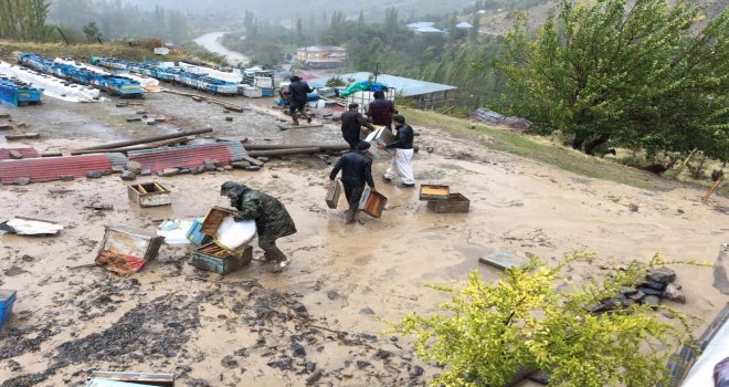 Şırnakta Aşırı Yağış Toprak Kaymasına Neden Oldu