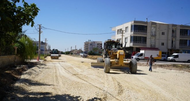 Petrol Mahallesinde Asfalt Öncesi Hazırlık Çalışması