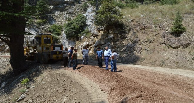Gündoğmuş Yayla Yolu Konforlu Hale Geliyor