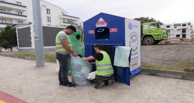 Başiskelede Her Ay 5 Ton Tekstil Atığı Toplanıyor