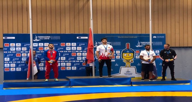 Yunus Emre Başar, Dünya Ve Olimpiyat Şampiyonu Sırp Davor Stafanki Yenerek Altın Madalya Kazandı.