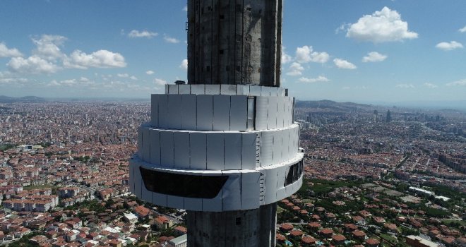(Özel) Çamlıca Kulesinin Restoranı Yapıldı