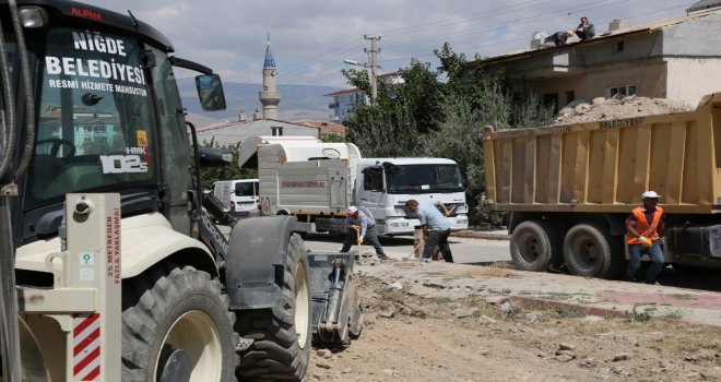 Niğde Belediyesi Ekipleri İlhanlıda Seferber Oldu