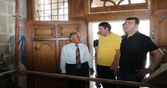 Başkan Büyükkılıç, Filintanın Konağında İncelemelerde Bulundu