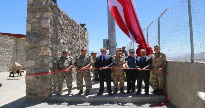 Çaltıkuru Karakolunda Bayrak Töreni