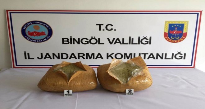 Bingölde 168 Kilo Toz Ve Kubar Esrar Ele Geçirildi