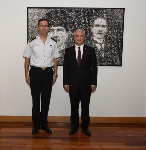 Albay Ağaoğlundan Rektör Gündoğana Veda Ziyareti