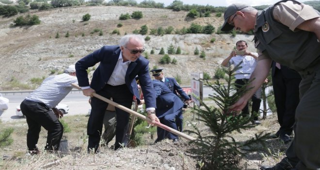 Başkan Saraçoğlu, Fidan Dikip Can Suyu Verdi