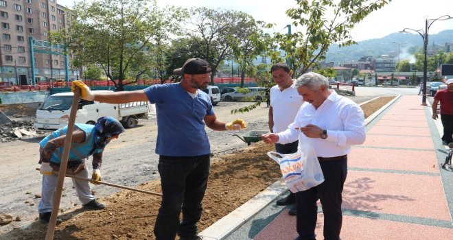 Başkan Yılmaz, Alt Yapı Çalışmalarını Yerinde İnceledi
