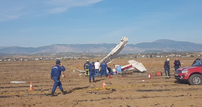 Antalyada Eğitim Uçağı Düştü: 2 Ölü