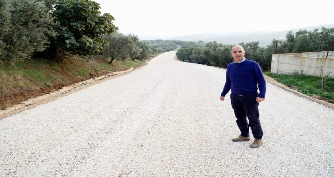 Büyükşehir Mudanya Kırsalında Yolları Yeniliyor