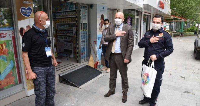 Büyükşehir'den MAT ve AKUT'a Maske Desteği