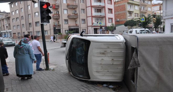 İnegölde Yürekleri Ağza Getiren Kaza