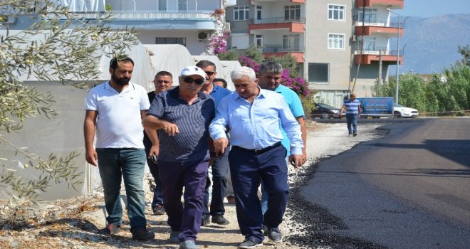 Demrenin Cadde Ve Sokaklarına 60 Bin Ton Sıcak Asfalt