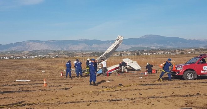 Antalyada Keşif Uçağı Düştü: 2 Ölü (1)