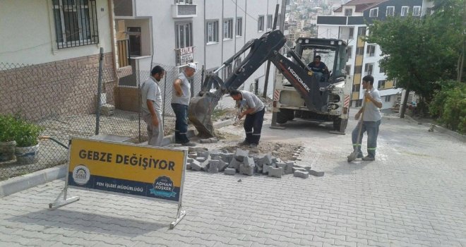 Gebze Belediyesi, Yol Yapım Çalışmalarına Devam Ediyor